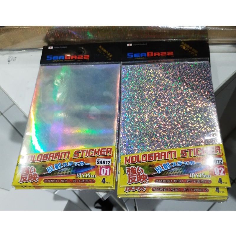 hologram stiker seabazz isi 4lbr