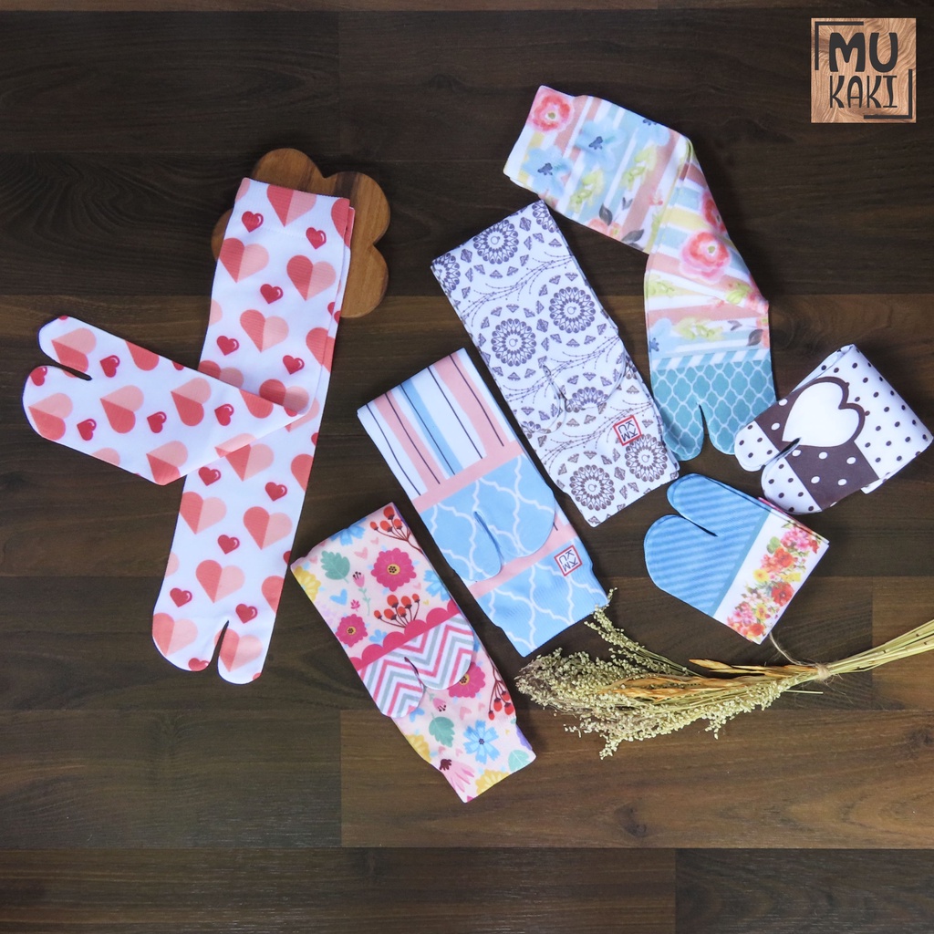 Kaos Kaki Jempol Motif Printing Dewasa Mukaki Murah A