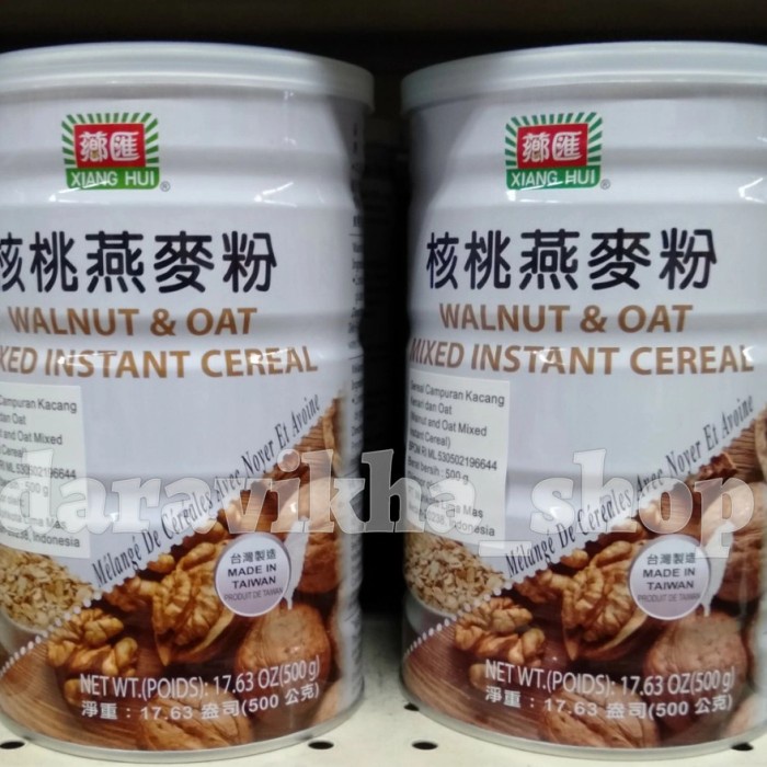 

Beautywearr - Xiang Hui Walnut & Oat Mix Instant Cereal 500Gr / Sereal