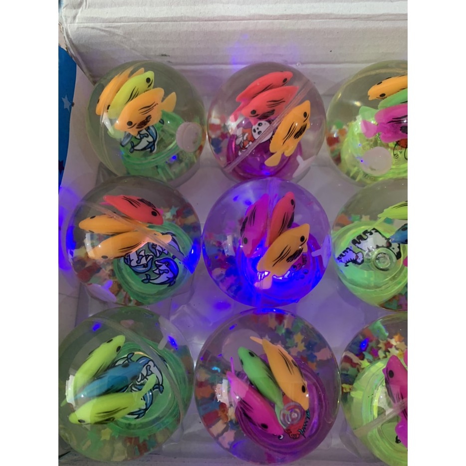 MAINAN ANAK BOLA BEKEL / BOLA AIR LAMPU