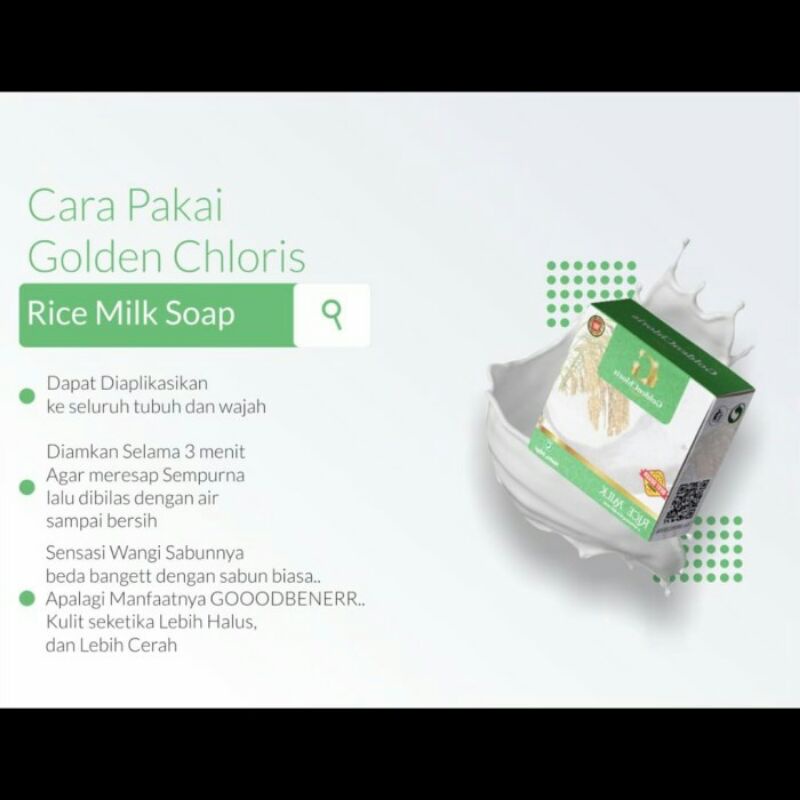 [BISA COD | ORIGINAL SABUN GOLDEN CHLORIS BY ASM BEAUTY CARE