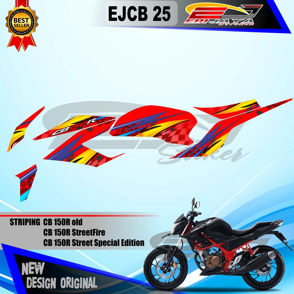 STRIPING CB 150 R STREETFIRE TERUPDATE / STIKER MOTOR CB 150 R OLD / STRIPING CB 150 R SPECIAL EDITI
