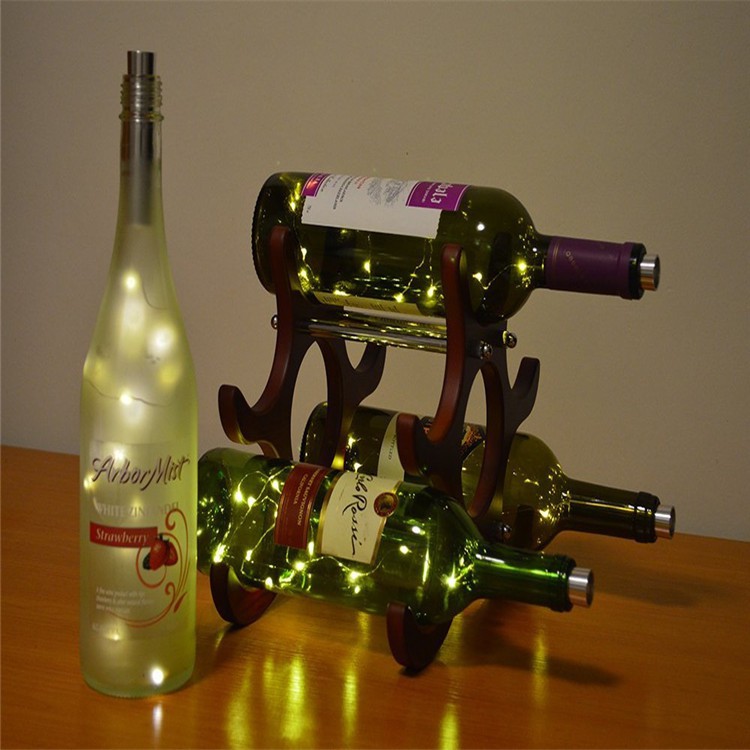 Hot Sale/Lampu Malam LED Bentuk Gabus Starry Light Lampu Botol Wine Untuk Dekorasi Xmas Pesta