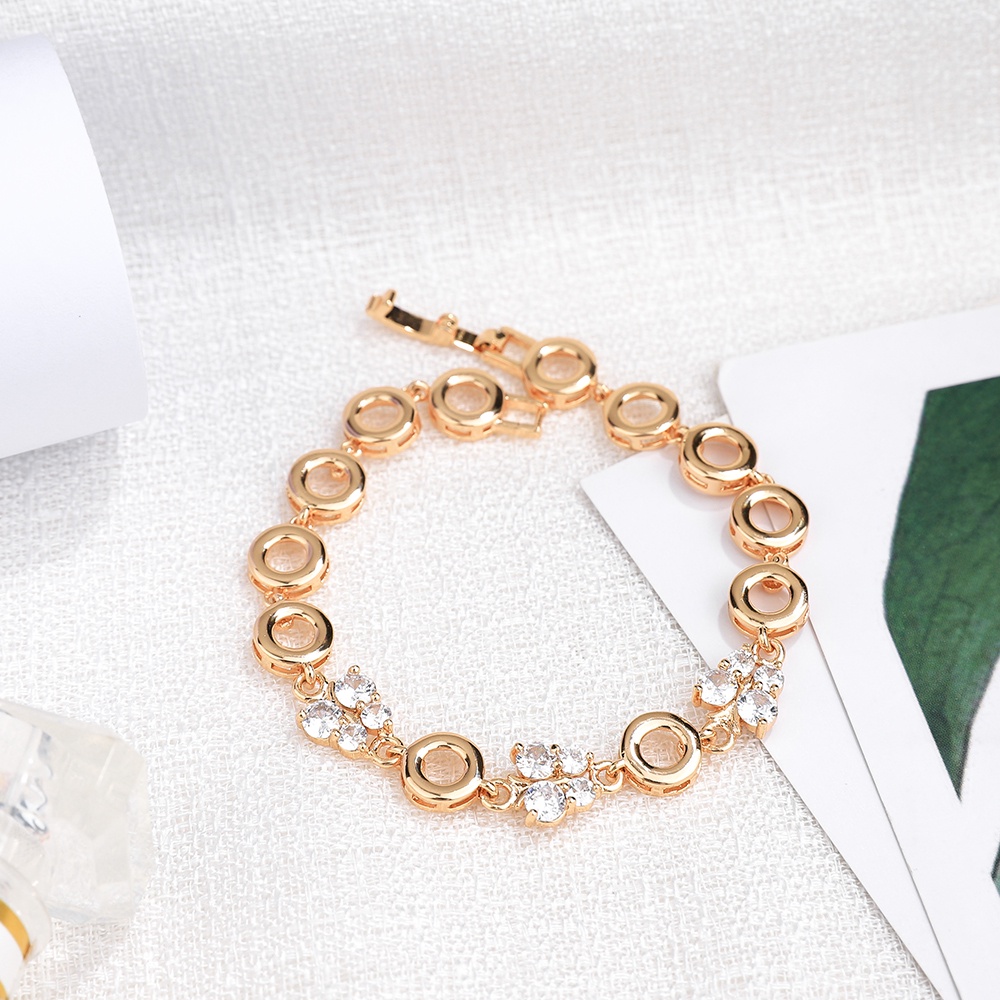 ✅COD gelang wanita anti kara gelang titanium rantai gelang wanita titanium anti karat aksesoris wanita gelang D231