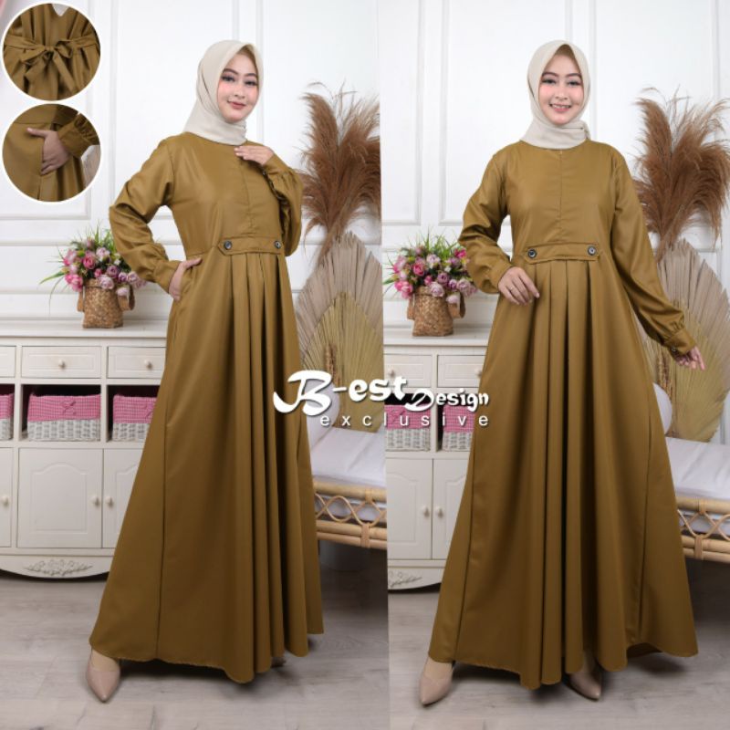 baju gamis wanita dress muslim terbaru GAMIS PNS GAMIS PEMDA GAMIS PDH GAMIS PNS BAHAN TOYOBO baju g