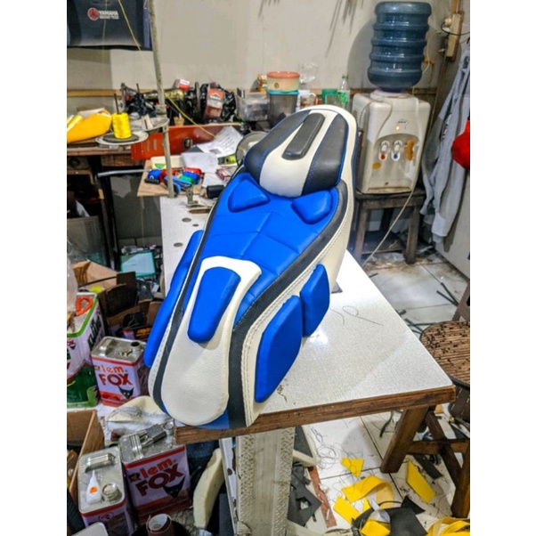 Jok Honda Beat karbu Retro - Jok Honda Beat Karbu custom - Jok Beat Karbu modifikasi