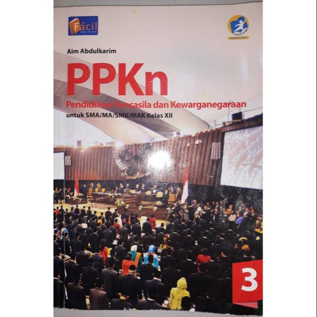 Buku Paket PPKN Kelas 12 - Kurikulum 2013 Edisi Revisi - Penerbit Grafindo (Preloved)