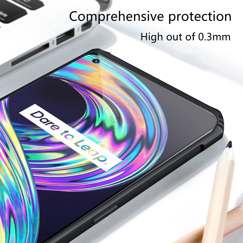 S/P- REALME 8 4G / 5G / 8PRO PRO SHOCKPROOF CASE HARDCASE ARMOR BENING TRANSPARAN ANTISHOCK TA