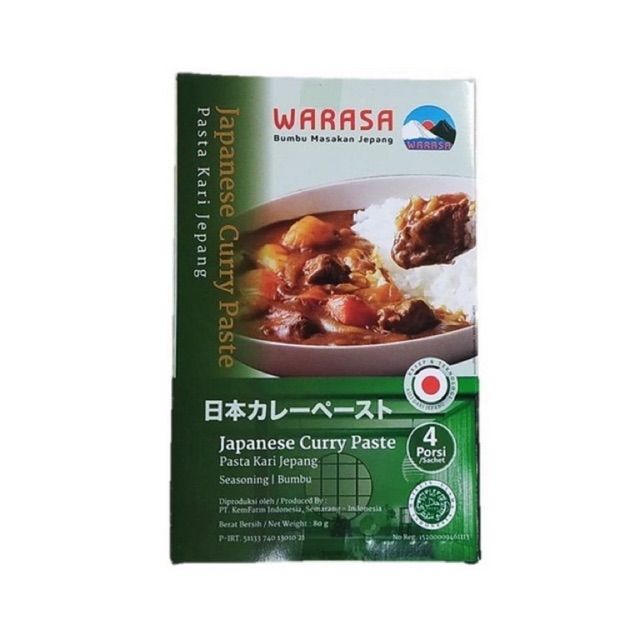 

Warasa Japanese curry / Kare Jepang halal / Bumbu kare halal / cury jepang halal