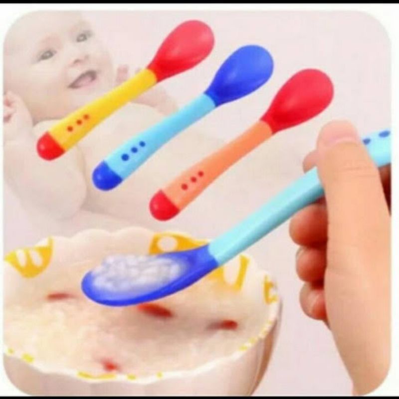 Sendok Makan Silicone Silikon MPASI Bayi