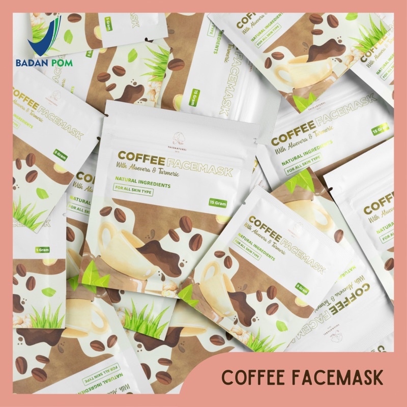 THISNATUREL Coffee Facemask - Masker Bubuk Organik BPOM Termurah