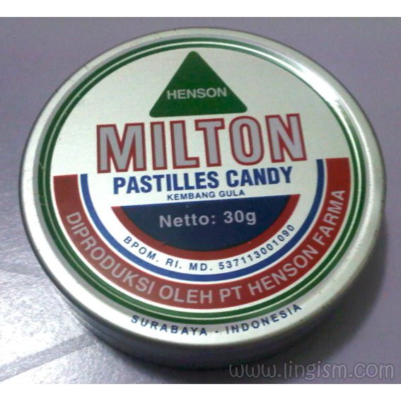 

MILTON PASTILLES CANDY