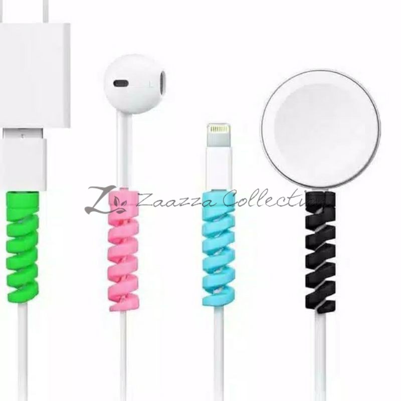 Pelindung Kabel Charger Spiral | Pelindung Ujung Kabel Spiral | Cable Protector Spiral