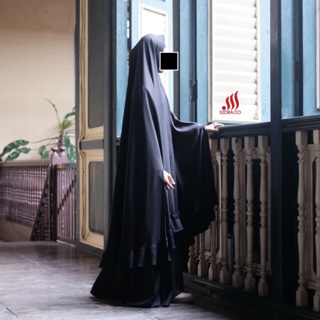 Maha set gamis dan khimar by Sidra.co