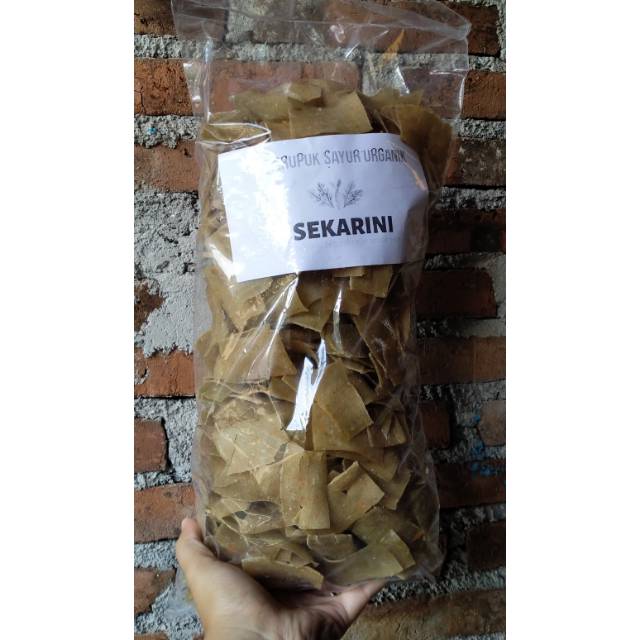 

Kerupuk sayur organik mentah