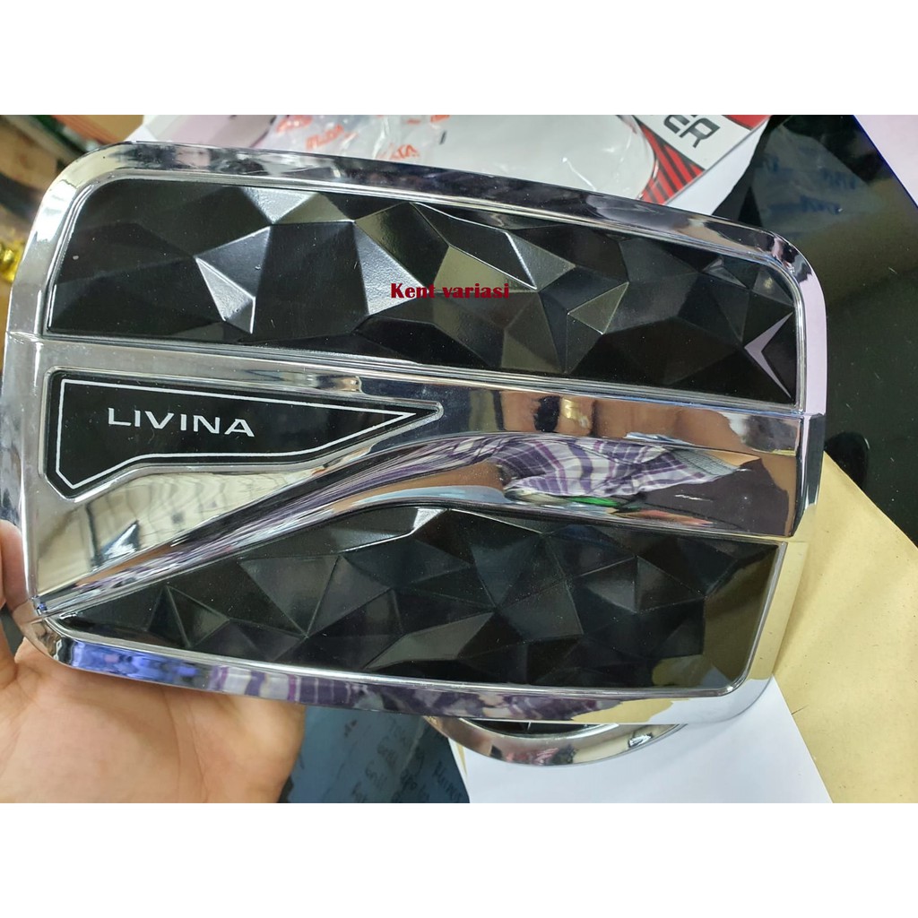 Tank Cover Tutup Bensin All New Livina 2019 Diamond Chrome