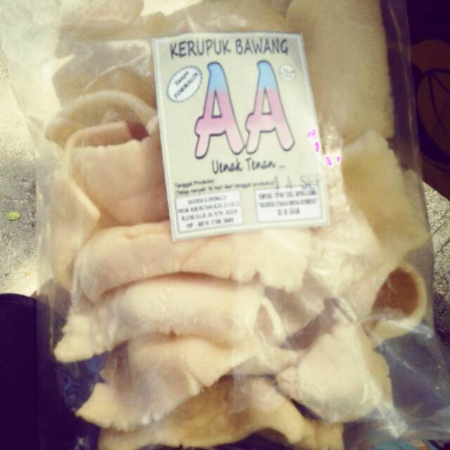 

Krupuk bawang AA