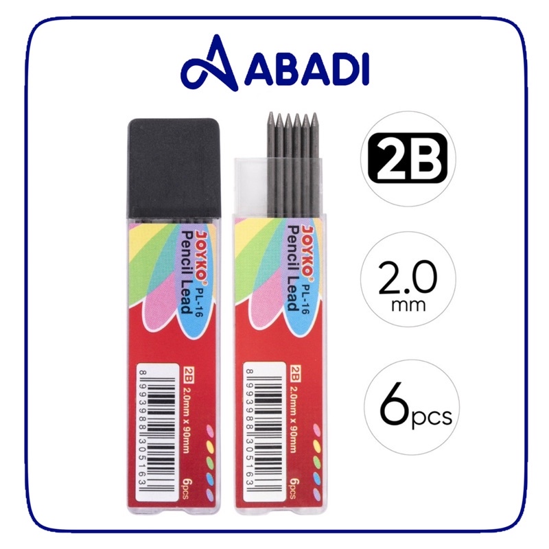 

ISI PENSIL MEKANIK JOYKO 2B PL-16 2.0MM (ISI 12 PCS)