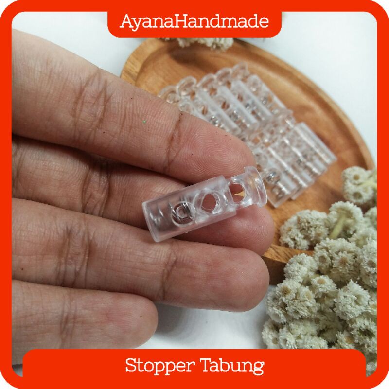 Stopper Tabung Bening Stopper masker