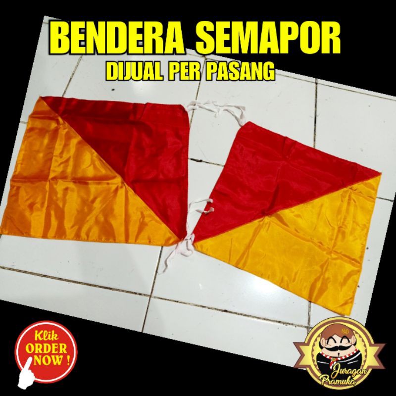 BENDERA SEMAPORE - DIJUAL HARGA  PER PASANG ( PRAMUKA )