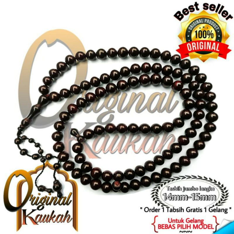 TASBIH KAUKAH JUMBO (model langka)