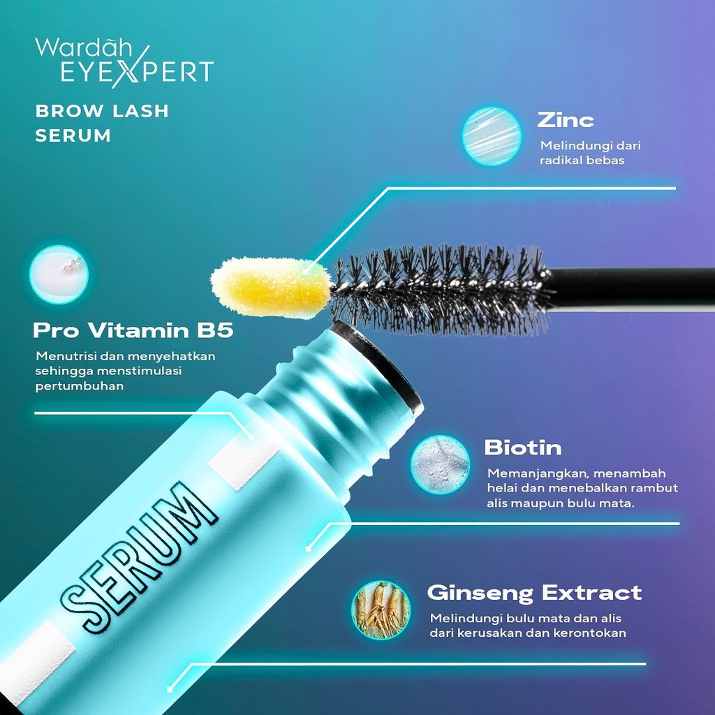 Wardah Eyexpert Brow Lash Serum 10ml