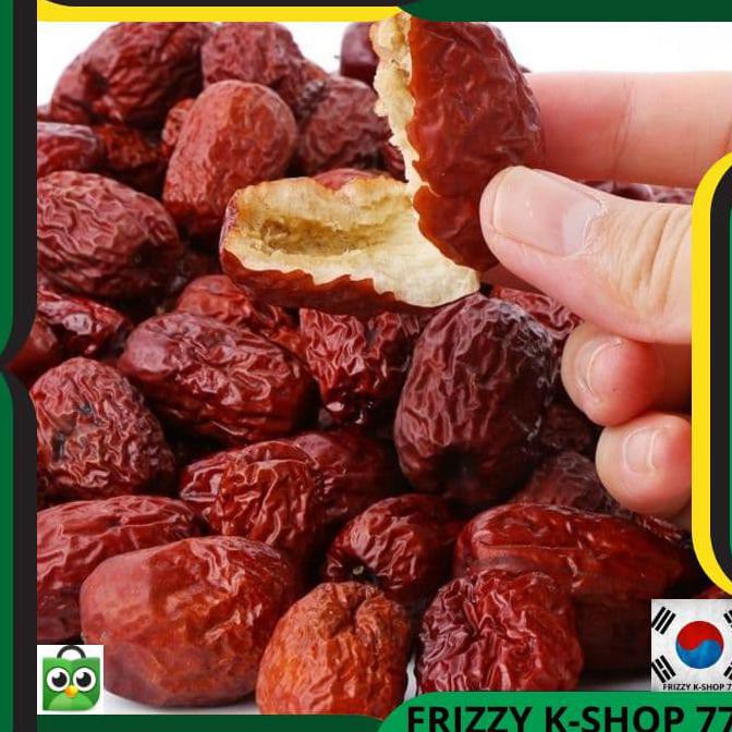 TERPOPULER MAKANAN KOREA INSTAN HALAL JUJUBE- KURMA MERAH DAECHU 250 GR MURAH