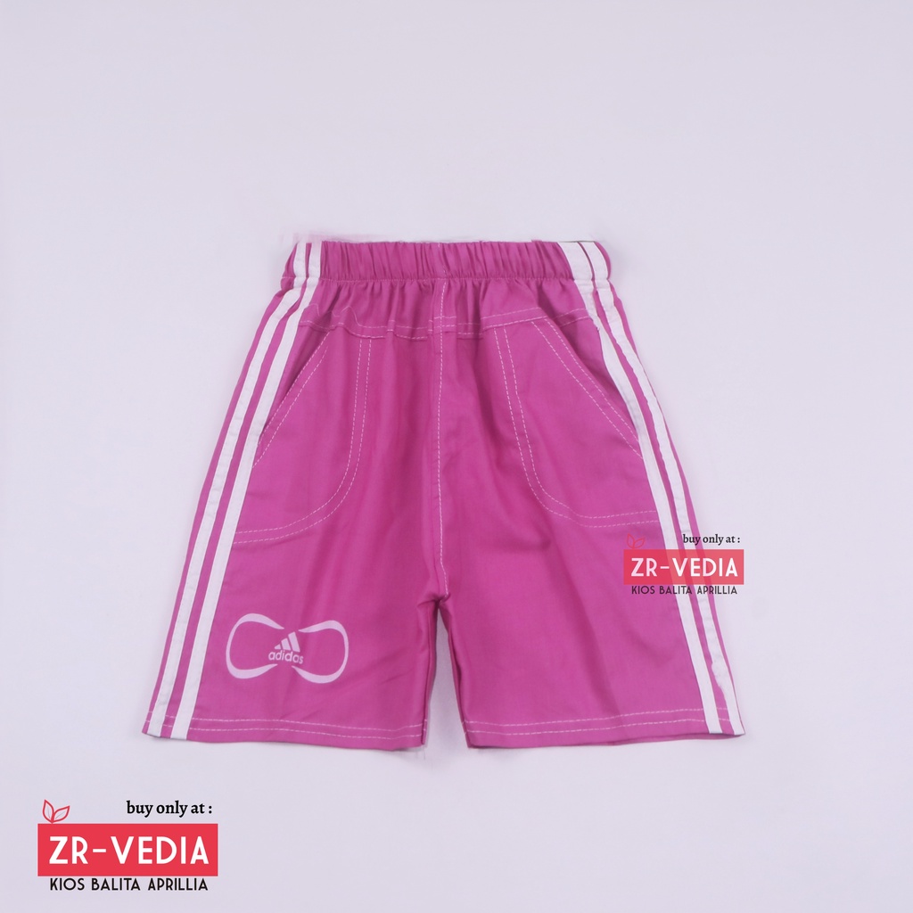 Celana Olahraga Anak uk 3-4 Tahun / Sport Pants Harian Training Pendek Polos &amp; Senam Perempuan Laki