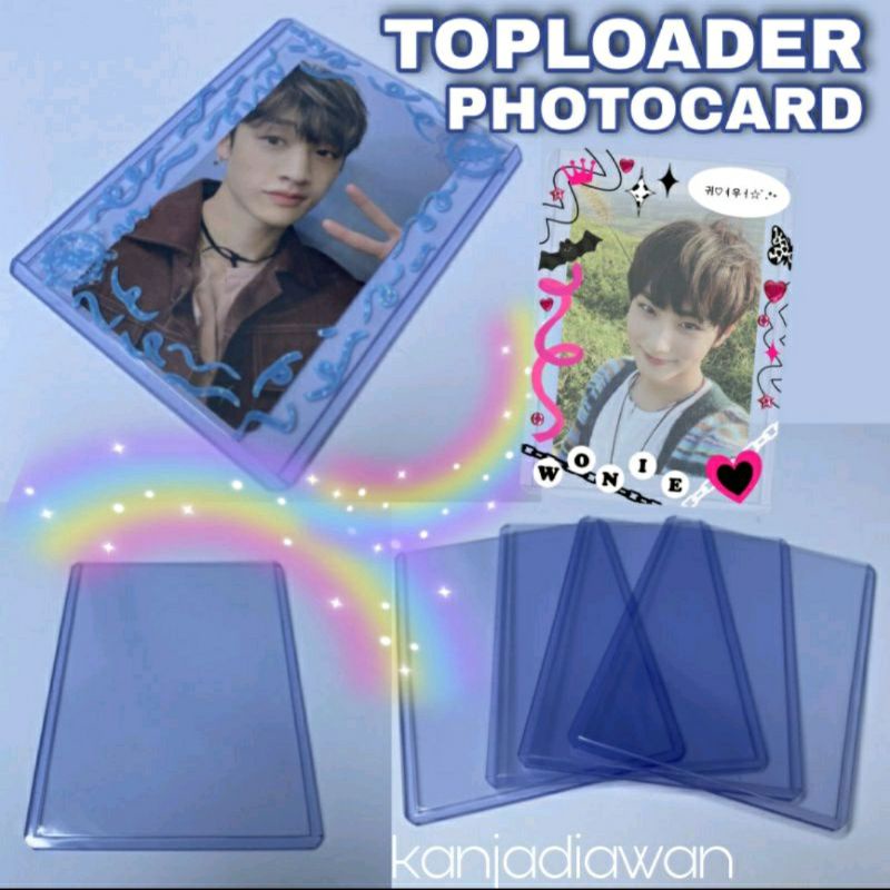 

TOPLOADER PHOTOCARD KPOP Pelindung PC Trade ID Card Holder