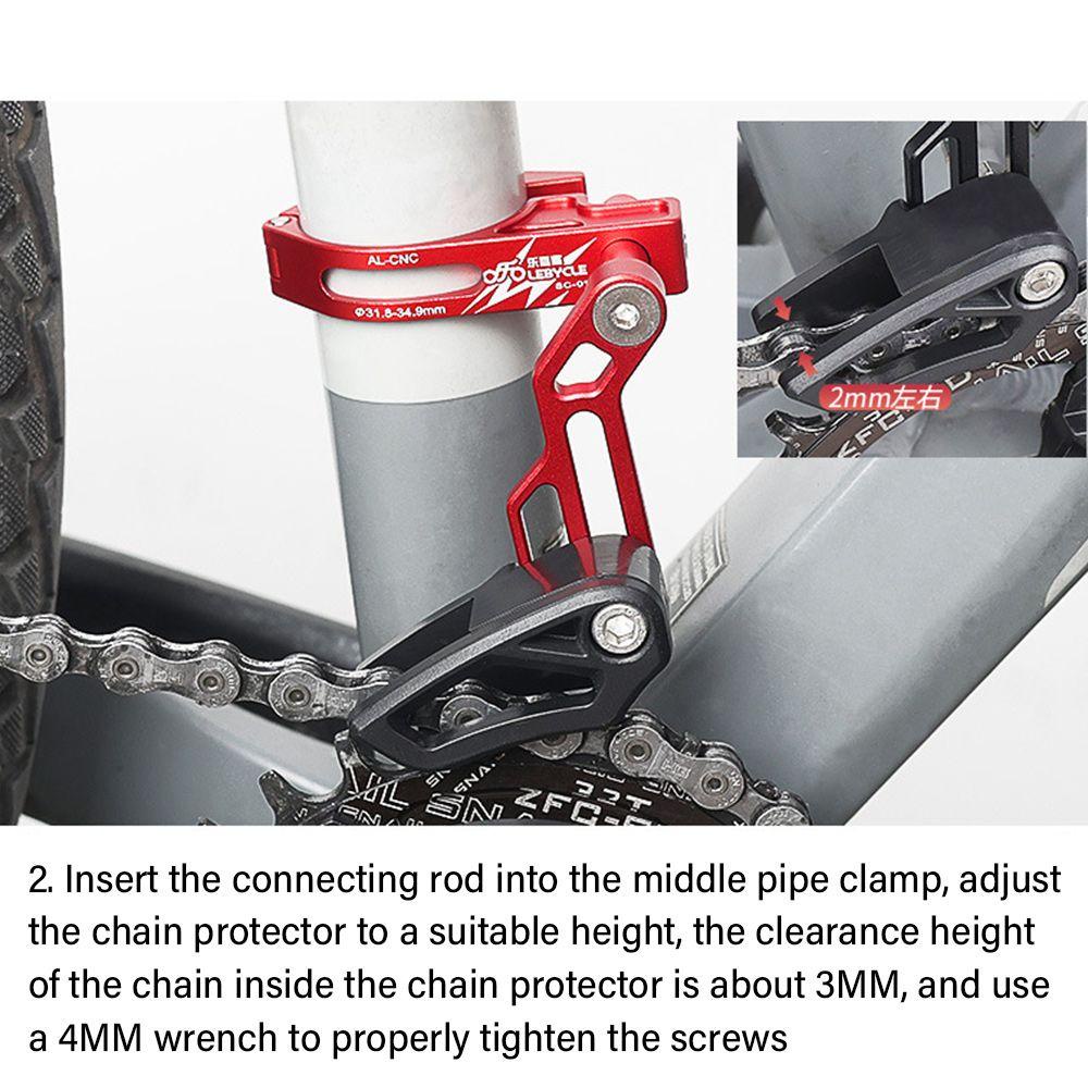 R-FLOWER Panduan Rantai Sepeda Universal Aksesoris Sepeda Alat Perbaikan Gigi Positif Dan Negatif Chain Guide Downhill