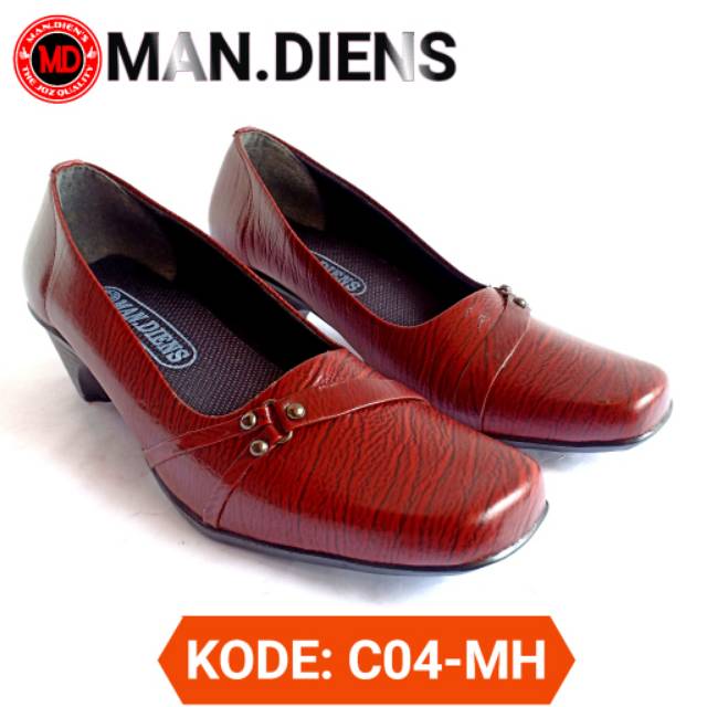 MANDIENS Sepatu Kulit Pantofel Wanita