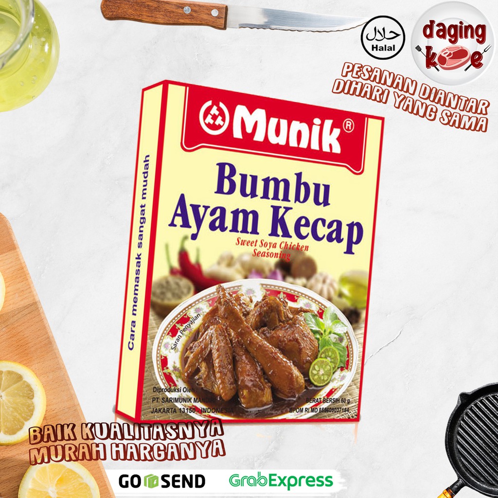 

BUMBU AYAM KECAP INSTAN MUNIK DK044