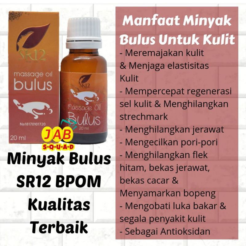 

minyak bulus sr12 no amis amis