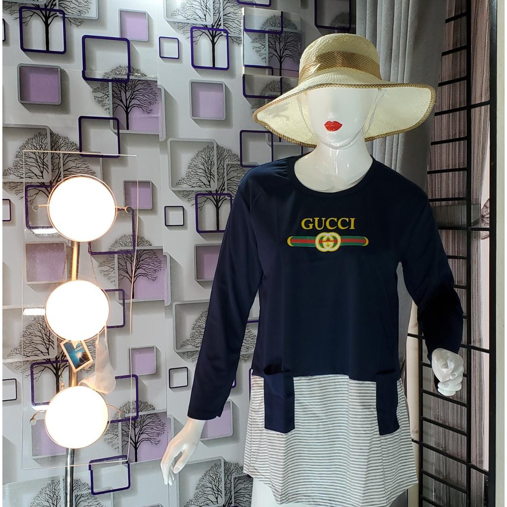 Baju Atasan Tunik Gucci Fashion