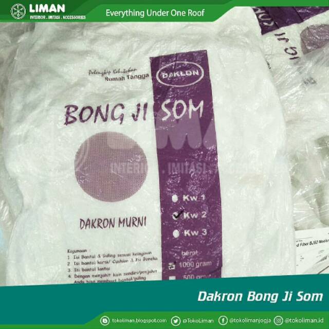 Dakron Isi Bantal Guling Bong Ji Soom Kw 2 Murah