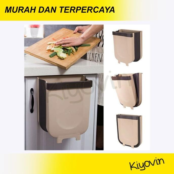 Jual Ready Tempat Tong Sampah Dapur Gantung Lipat Portable Dapur