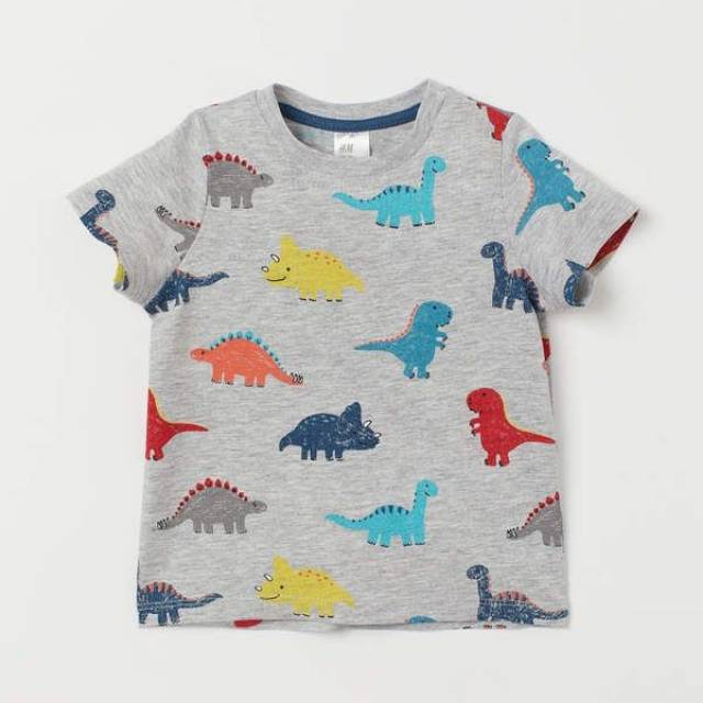H&m tee boys dino size 1 1/2 - 2Y