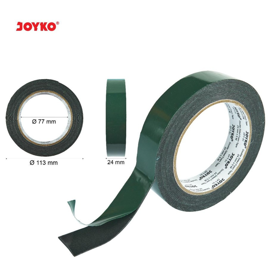 

Joyko Double Sided Foam Tape DFT-51 Doubletape Tebal Doublefoam 1 Inch