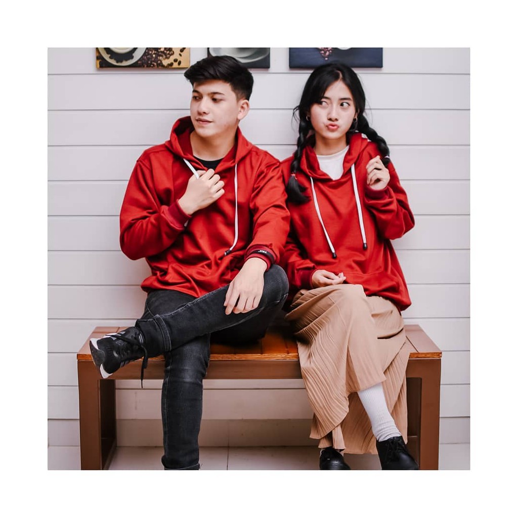 HOODIE BASIC UNISEX - ATASAN TEBAL KEKINIAN PREMIUM