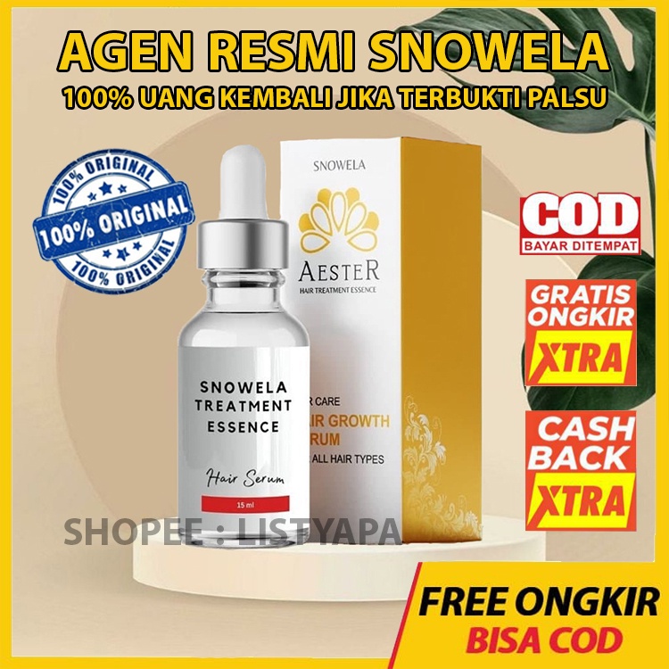 SNOWELA HAIR SERUM TREATMENT ESSENCE SERUM PENUMBUH RAMBUT SERUM PENYUBUR RAMBUT 100% ORIGINAL BPOM
