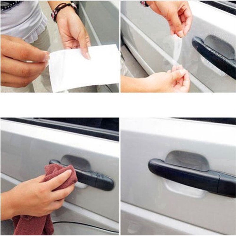 Hot Sale/8pcs film Pelindung Gagang Pintu Mobil Universal Invisible/film Pelindung Gagang Pintu Mobil/film Pelindung Mobil Universal Transparan