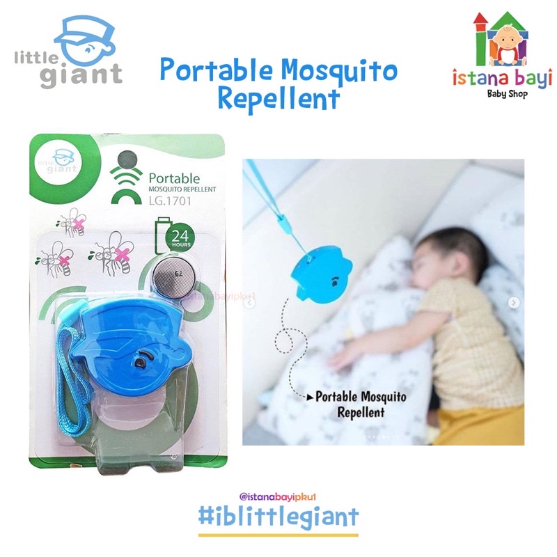 Little Giant LG.1701 Portable Mosquito Repellent/anti nyamuk bayi dan anak