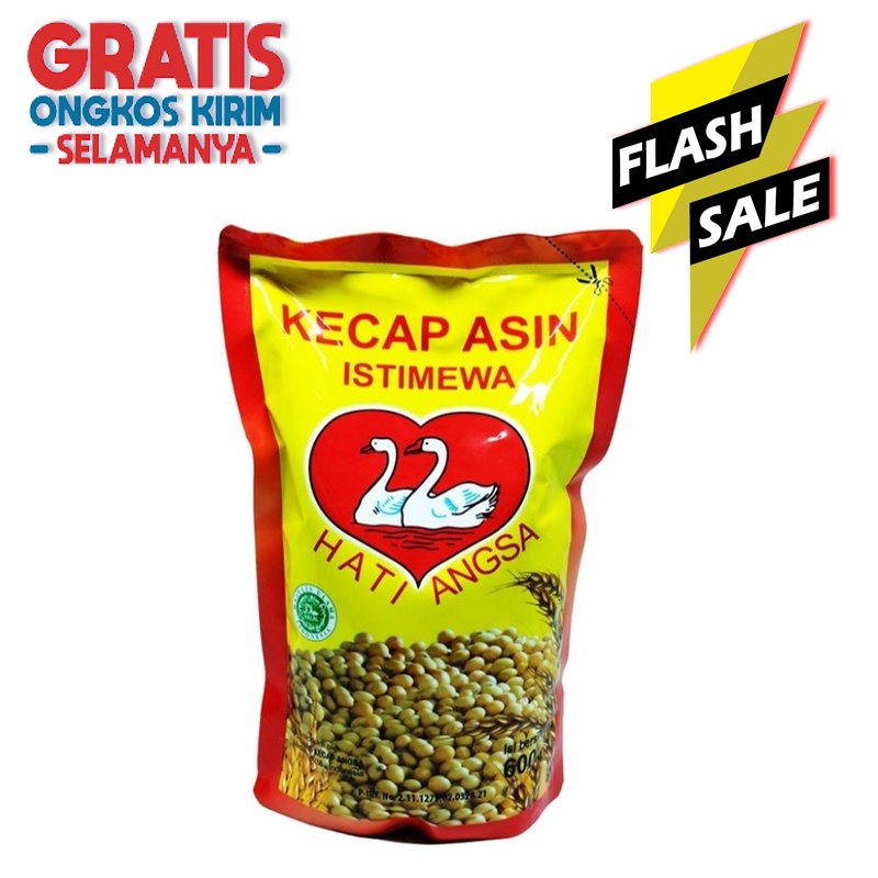 

Kecap Asin Hati Angsa Istimewa refill 600 ml