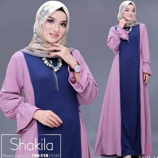 SHAKILA MAXI | BAJU GAMIS GAUN MUSLIM