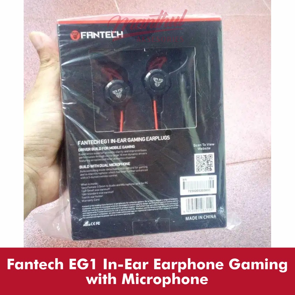 Fantech EG1 In-Ear Earphone Gaming with Microphone