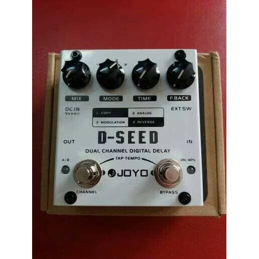 j-dseed joyo guitar effect d-sheed dual channel digital delay ori