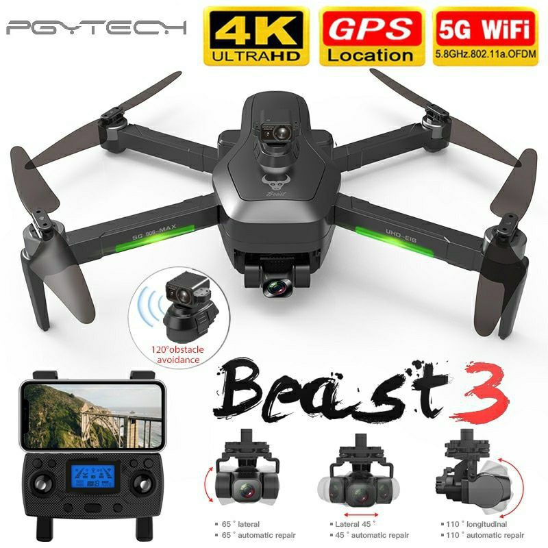 cod drone gps murah lipat ZLLrc sg906 max 3axis plus eis gimbal