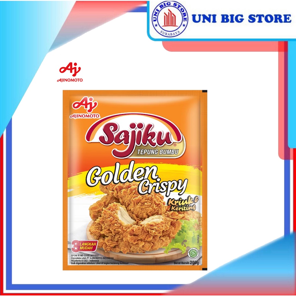 

Sajiku Tepung Bumbu Golden Crispy 200 gr