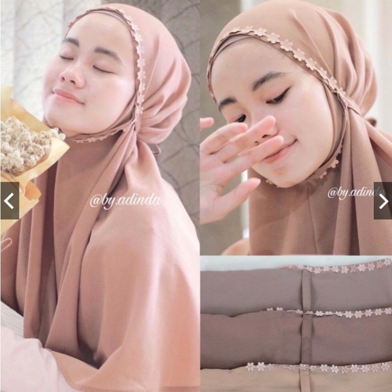 BERGO MARYAM RENDA MELATI DIAMOND / HIJAB BERGO MELATI