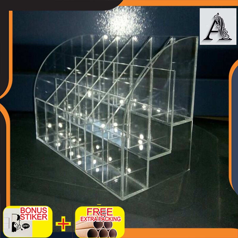 

Terlaris acrylic tempat lipstik t18